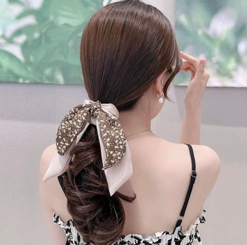 کش مو قهوه ای کرم