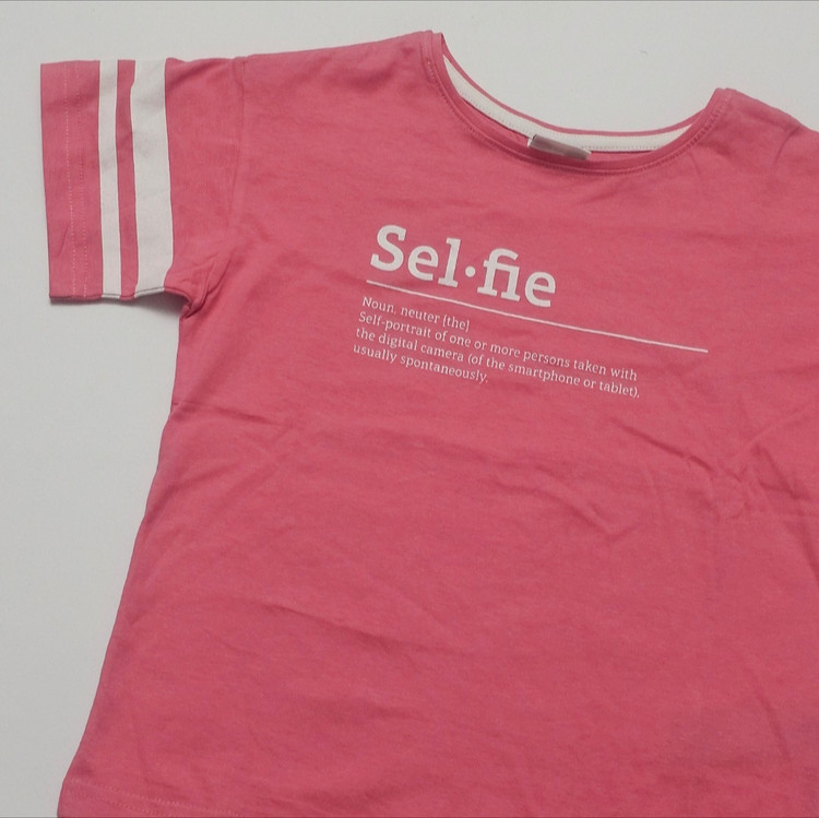 تیشرت صورتی دخترانه