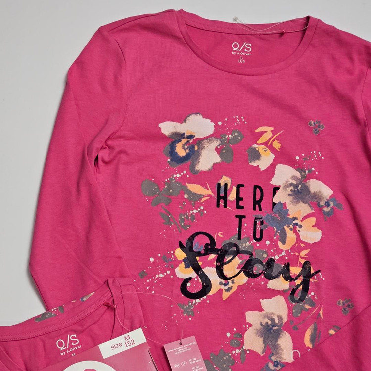 تیشرت صورتی دخترانه