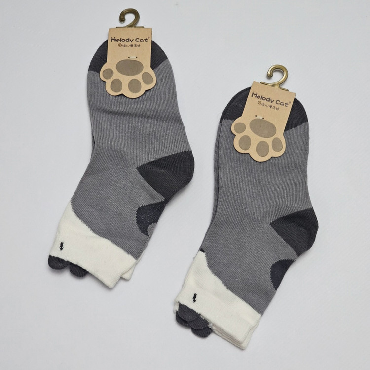 جوراب بچگانه طوسی