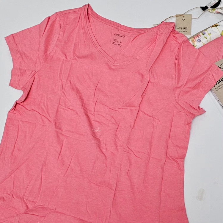 تیشرت صورتی اسمارا