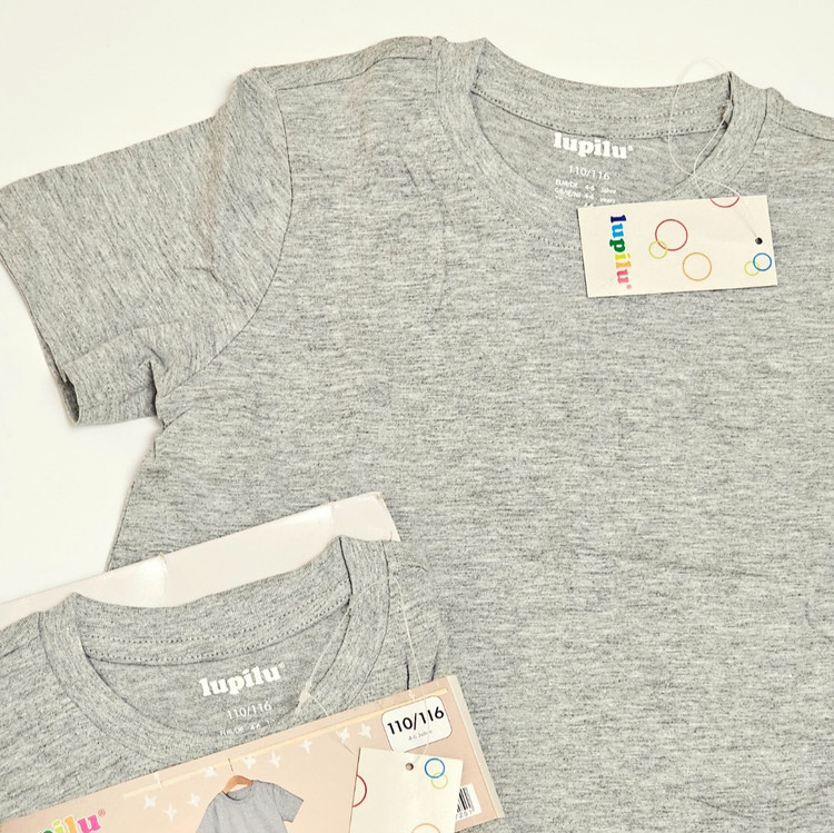 تیشرت طوسی دخترانه ساده و شیک