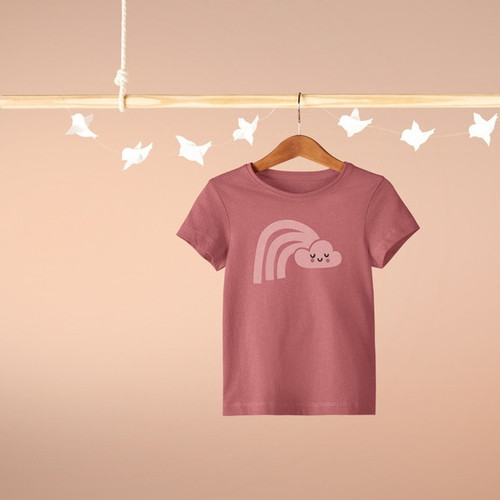 تیشرت دخترانه مدل ابری